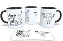 Ver imagem 1 de Canecas Preta de Porcelana Personalizadas Profissões Academia