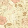 Papel de Parede Adesivo Floral Bege e Rosa - 147 - 2