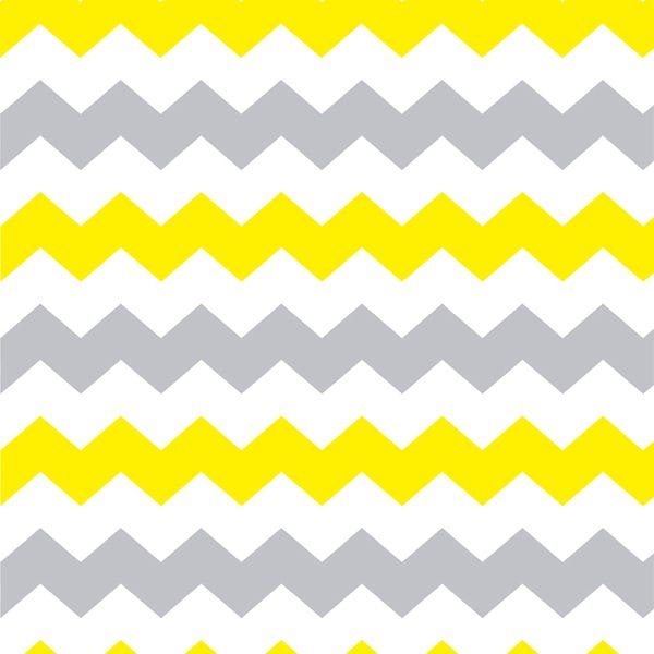 Papel de Parede Adesivo Chevron Amarelo - 037 - 2