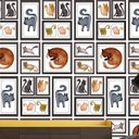 Ver imagem 1 de Papel de Parede Adesivo Animal Gatos - 013