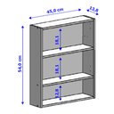 Ver imagem 4 de Armário Espelheira Troia com 2 Portas e Nicho Organizador Preto