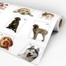 Papel de Parede Adesivo Animal Cachorro - 011 - 3