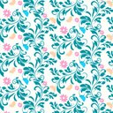 Ver imagem 2 de Papel de Parede Arabesco e Flores 3 Arte Destaque 2,50 Metros