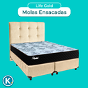 Ver imagem 4 de Kit Cabeceira + Cama Box + Colchão Casal Molas Ensacadas Life Gold Paropas
