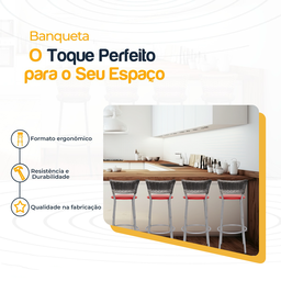 Kit 4 Banquetas Alta Vime Junco Degradê Sacada Àrea Gourmet Balcão Ilha Bancada bar piscina Cozinha - 3