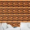 Papel de Parede Adesivo Madeira Mosaico - 013 - 1