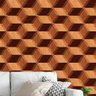 Papel de Parede Adesivo Madeira Efeito 3D - 057 - 1