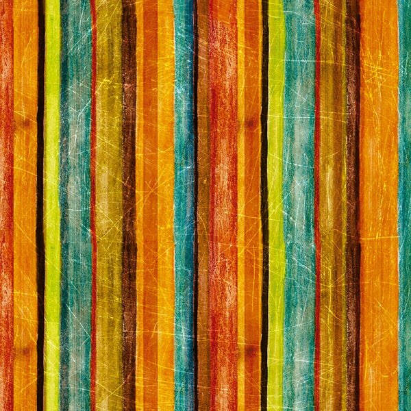 Papel de Parede Adesivo Madeira Colorida - 054 - 2