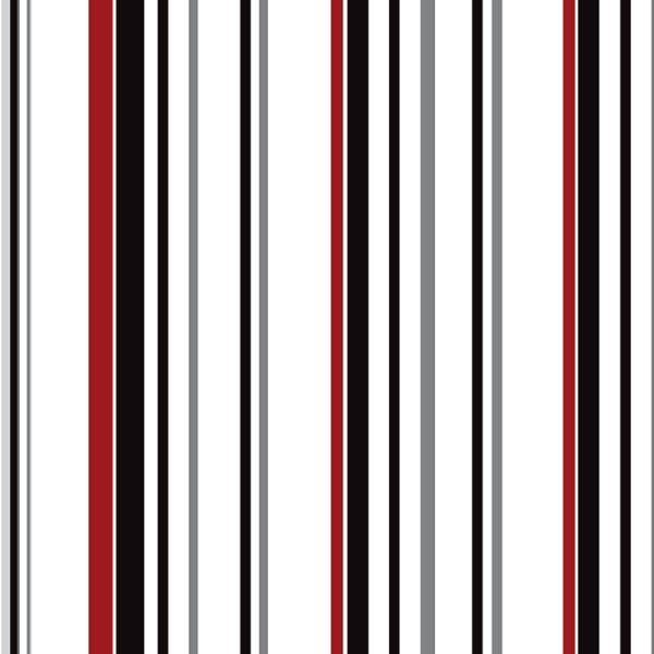 Papel de Parede Adesivo Listrado Vermelho e Preto - 056 - 2