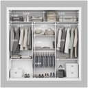 Ver imagem 4 de Guarda Roupa Casal Paula Espelho Branco
