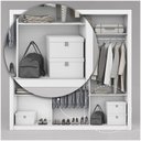 Ver imagem 2 de Guarda Roupa Casal Paula Espelho Branco