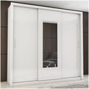 Ver mais imagens de Guarda Roupa Casal Paula Espelho Branco