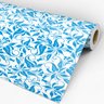 Papel de Parede Adesivo Floral Azul - 091 - 3