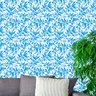 Papel de Parede Adesivo Floral Azul - 091 - 1