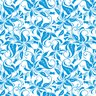 Papel de Parede Adesivo Floral Azul - 091 - 2