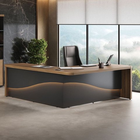 Mesa Artany Tamburato Supreme Ld - Nogal/Preto