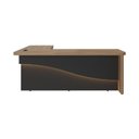 Ver imagem 5 de Mesa Artany Tamburato Supreme Ld - Nogal/Preto