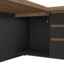 Ver imagem 6 de Mesa Artany Tamburato Supreme Ld - Nogal/Preto