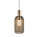 Ver imagem 1 de Pendente Orbis Preto e Rose 23,5cm Led 9w 3000k Bivolt