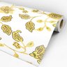 Papel de Parede Adesivo Floral Amarelo - 098 - 3