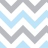Papel de Parede Adesivo Chevron Azul e Cinza - 033 - 2