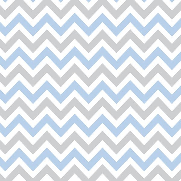 Papel de Parede Adesivo Chevron Azul e Cinza - 022 - 2