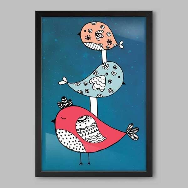 Quadro Animal Birds - 1