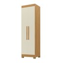 Ver imagem 2 de Guarda-Roupa Paris 2 Portas com Pés Off White/Cinamomo