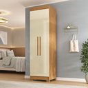 Ver imagem 1 de Guarda-roupa Paris 2 Portas com Pés