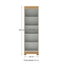 Ver imagem 3 de Guarda-Roupa Paris 2 Portas com Pés Off White/Cinamomo