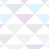 Papel de Parede Adesivo Geométrico Triângulos Roxo - 119 - 2