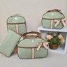 Bolsa Maternidade Kit Bebê Verde Grande e Média com Mochila - 1
