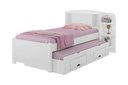 Ver imagem 1 de Cama para Solteiro Milênio com Box 2 Gavetas Plus - D Doro Branco