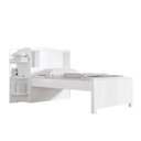 Ver imagem 2 de Cama para Solteiro Milênio com Box 2 Gavetas Plus - D Doro Branco