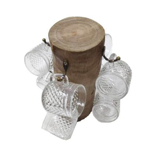 Porta Xícaras / Canecas em Eucalipto