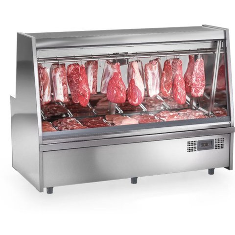 Balcão Frigorifico Turino com Depósito GATS200D Inox Gelopar 220V
