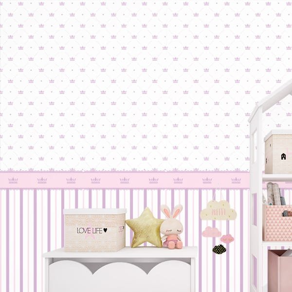 Papel de Parede Adesivo Baby Roxo - 016 - 1