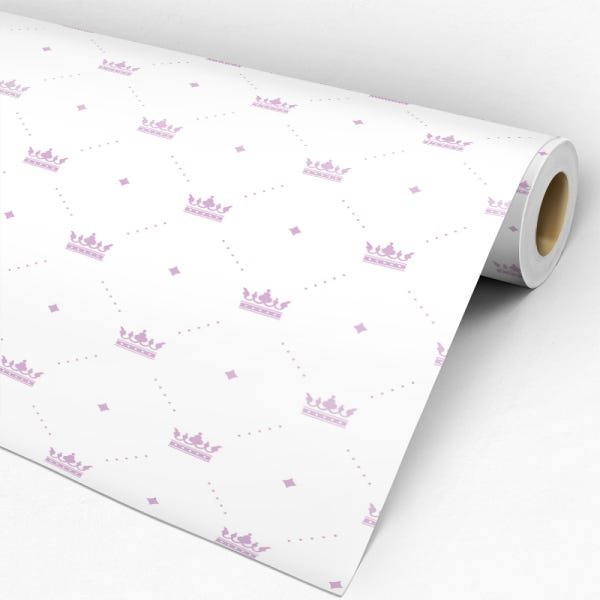 Papel de Parede Adesivo Baby Roxo - 016 - 3