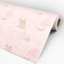 Ver imagem 3 de Papel de Parede Adesivo Baby Rosa Borboletas - 001