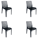 Ver imagem 1 de Cadeira de Jantar Oficial Gruvyer Preto - Preto - 4