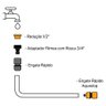 Kit Engate Rápido Aquastop 1/2'' Wap Gkera01 - 10