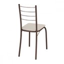 Ver imagem 2 de Conjunto de 4 Cadeiras Rio Marrom Assento Creme Teixeira