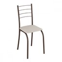 Ver imagem 3 de Conjunto de 4 Cadeiras Rio Marrom Assento Creme Teixeira