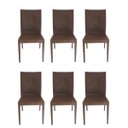 Ver imagem 1 de Kit com 6 Cadeiras Rattan Jantar Varanda Sacada Empilhavel