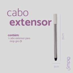 Cabo extensor para mop giro fit – Simplo - 3