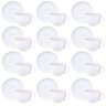 Kit 12 Xícaras de Chá com Pires Porcelana 250ml Tramontina Maria Augusta Café Padaria - 1