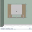 Ver imagem 3 de Painel Suspenso para Tv até 48 Polegadas Navi Preto Fosco/ripado - Bechara