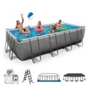 Ver imagem 2 de Piscina Estrutural Retangular 17.203 Litros Completa - Intex - 110v