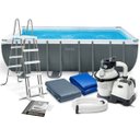 Ver imagem 1 de Piscina Estrutural Retangular 17.203 Litros Completa - Intex - 110v