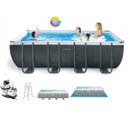 Ver imagem 3 de Piscina Estrutural Retangular 17.203 Litros Completa - Intex - 110v
